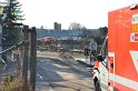 LKW umgestuerzt Kieswerk Harry Kloepferstr Im Feldrain P39